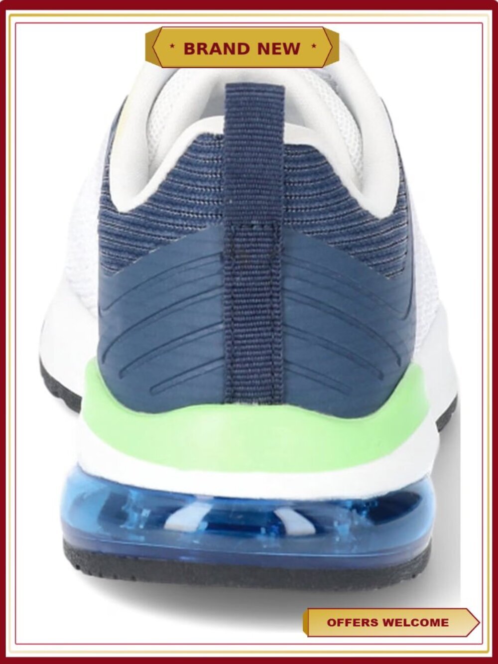 Boys Athletic Sneaker with Air Bladder and Memory Foam - Picture 3 of 4